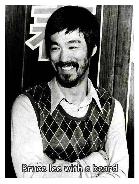 bruce lee with facial hair - Bruce lee with a beard