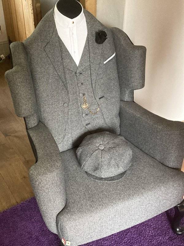 amazing images - peaky blinders chair suit
