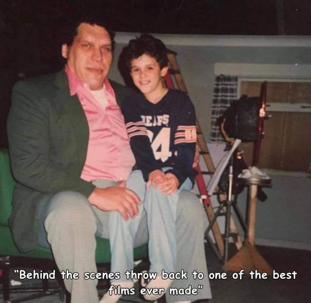 fred savage andre the giant - Jeifs "Behind the scenes throw back to one of the best films ever made"
