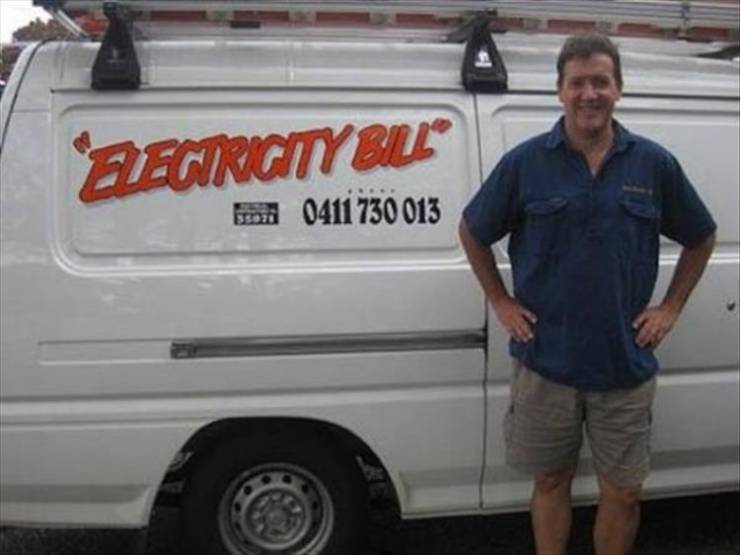 funny electrical business names - Electricity Bull 0411 730 013
