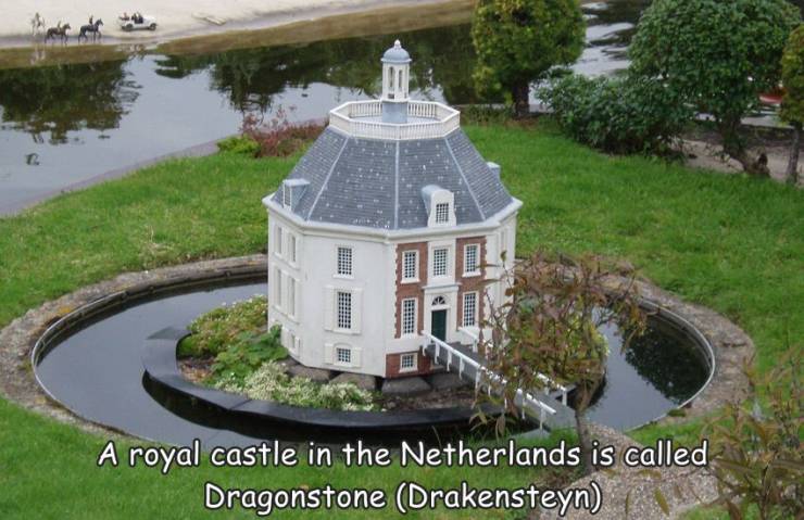 A royal castle in the Netherlands is called Dragonstone Drakensteyn