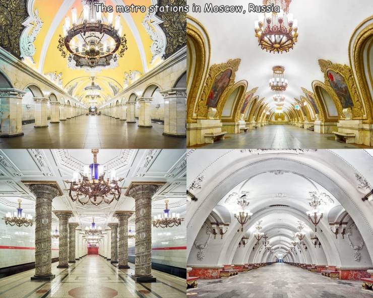 fun pics - fun randoms - komsomolskaya-koltsevaya - The metro stations in Moscow, Russia Kuva Welt