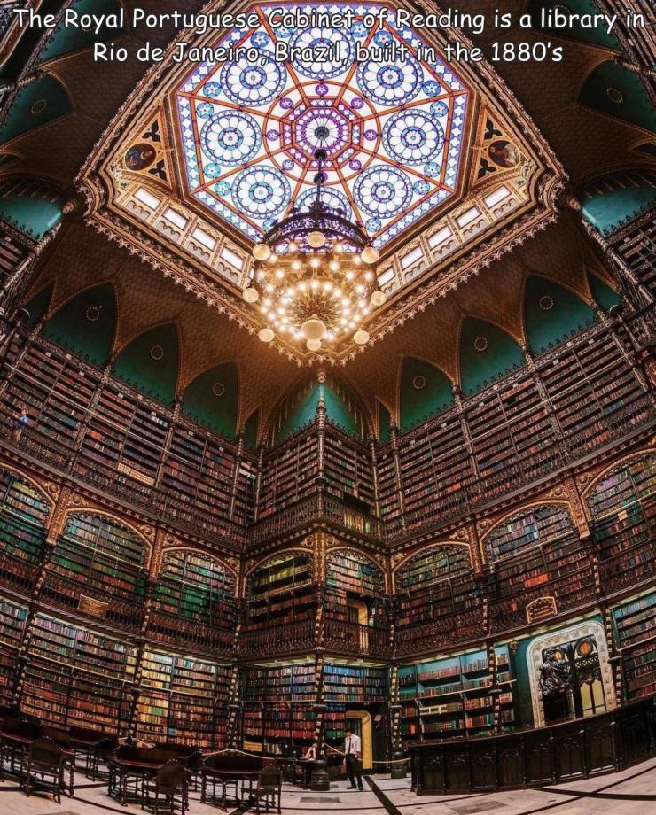 fun randoms - cool photos - museu do amanhã - The Royal Portuguese Cabinet of Reading is a library in Rio de Janeiro, Brazil, built in the 1880's Alic Best O&M
