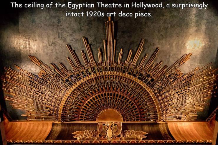 the egyptian theatre hollywood - The ceiling of the Egyptian Theatre in Hollywood, a surprisingly intact 1920s art deco piece. Yayxzt Uy