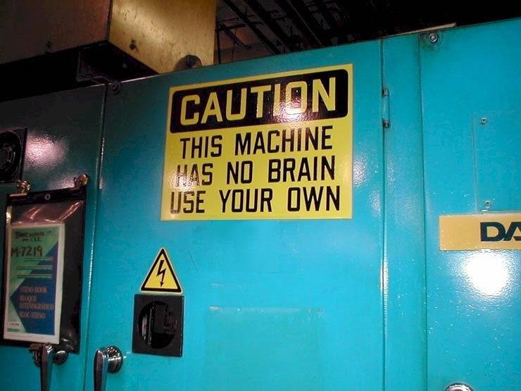 carlsbad caverns national park - Caution This Machine Has No Brain Use Your Own Da M7219 Na Do E Lowo