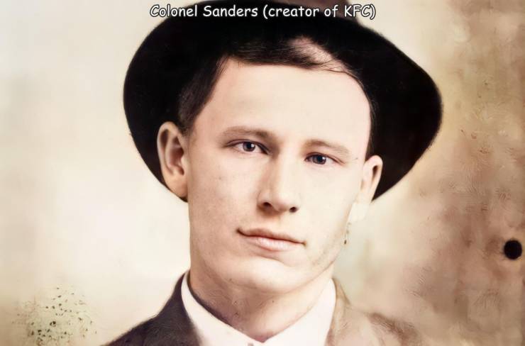 young colonel sanders - Colonel Sanders creator of Kfc