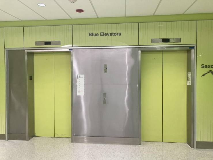 fun randoms - cool stuff - elevator - Blue Elevators Saxc Is