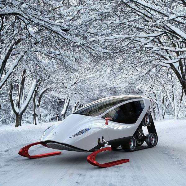 cool and interesting random pics -  snow car
