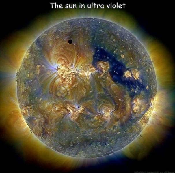 cool and interesting random pics -  uv sun - The sun in ultra violet