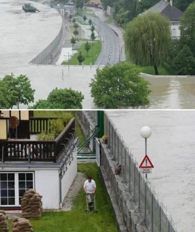 cool and interesting random pics -  flood walls river