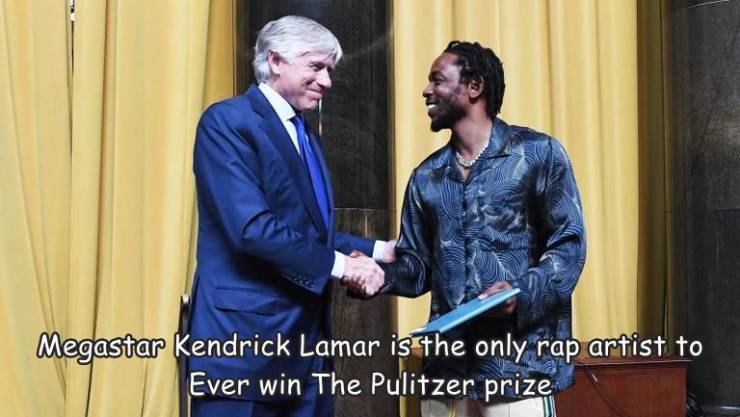 communication - Megastar Kendrick Lamar is the only rap artist to Ever win The Pulitzer prize