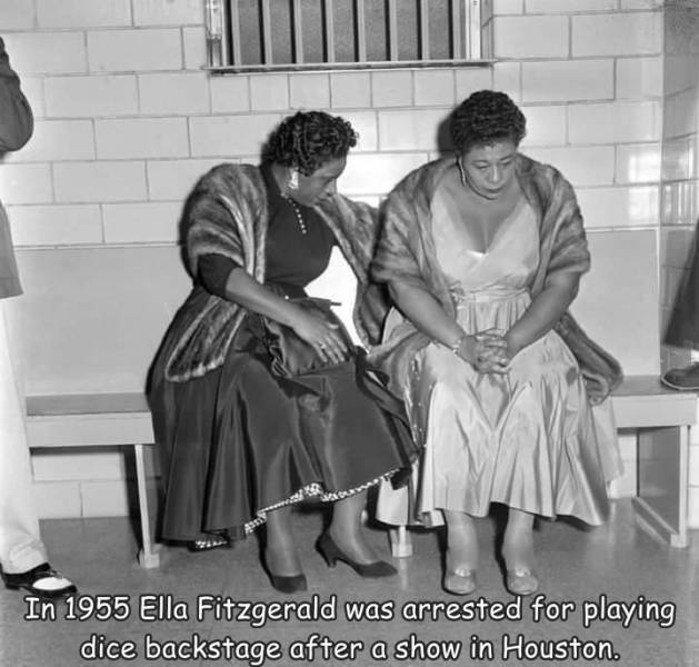 ella fitzgerald jailed - Mk In 1955 Ella Fitzgerald was arrested for playing dice backstage after a show in Houston.
