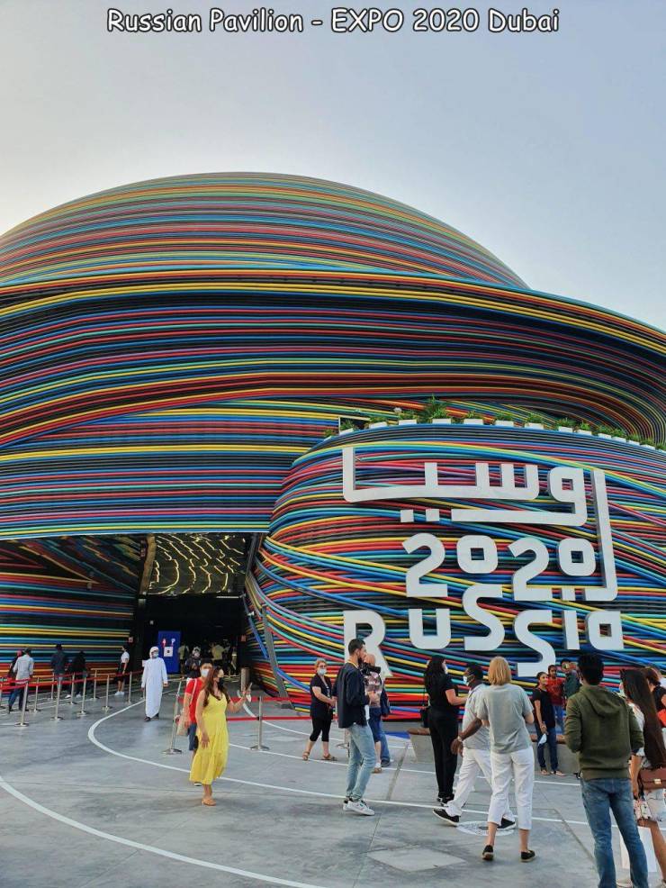 funny photos - fun randoms - landmark - Russian Pavilion Expo 2020 Dubai 2020 Russia Uss