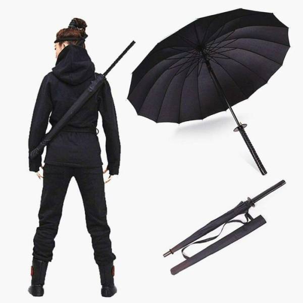 random pics - samurai umbrella