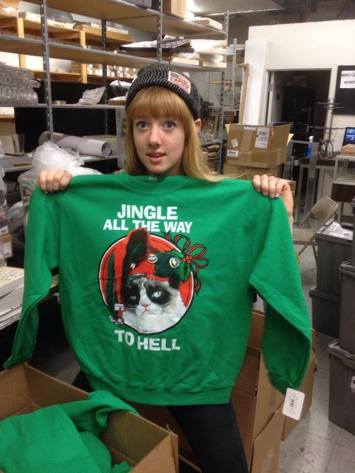 funny photos - Sweater - Jingle All The Way To Hell