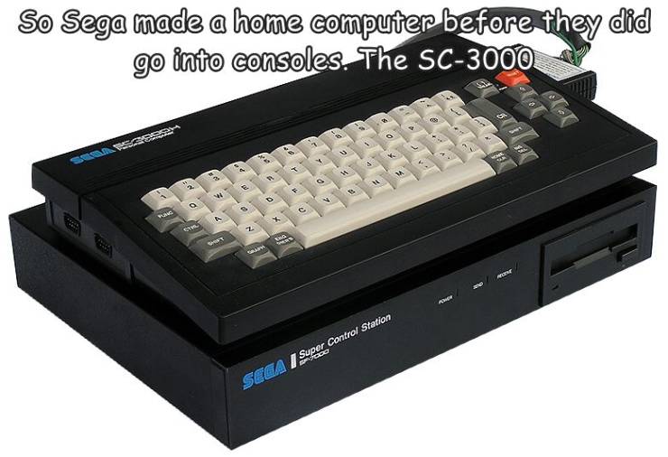 fantastic photos - computer keyboard - So Sega made a home computer before they did go into consoles. The Sc3000 i stil A a Ind E And Fler Sega Super Control Station
