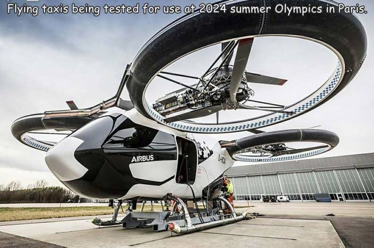 fantastic photos - airbus in the future - Flying taxis being tested for use at 2024 summer Olympics in Paris. Airbus