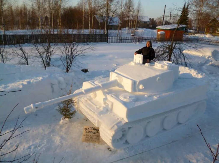fantastic photos - do you want to build a snowman nein do you want to build a panzer