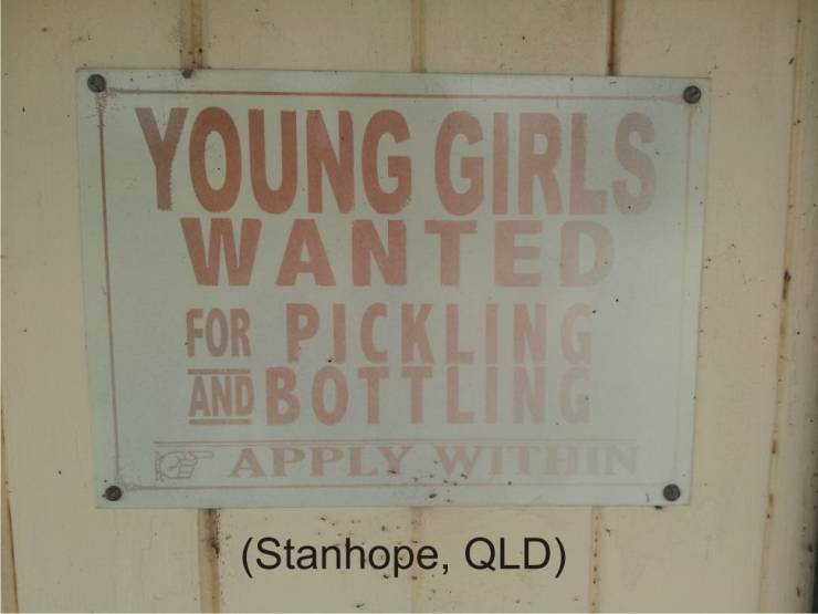 cool random pics - girls wanted - Young Girls Wante For Pickling And Bottling @ Apply Within Stanhope, Qld In