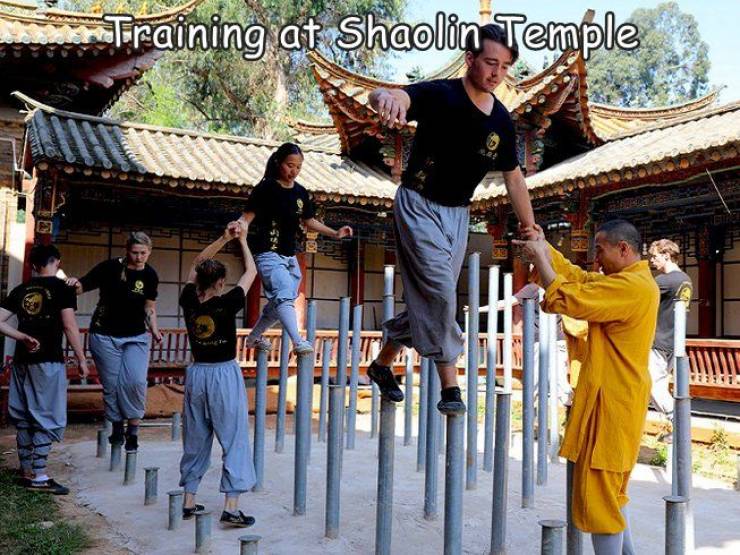 fun randoms - yunnan shaolin temple - Training at Shaolin Temple Wien