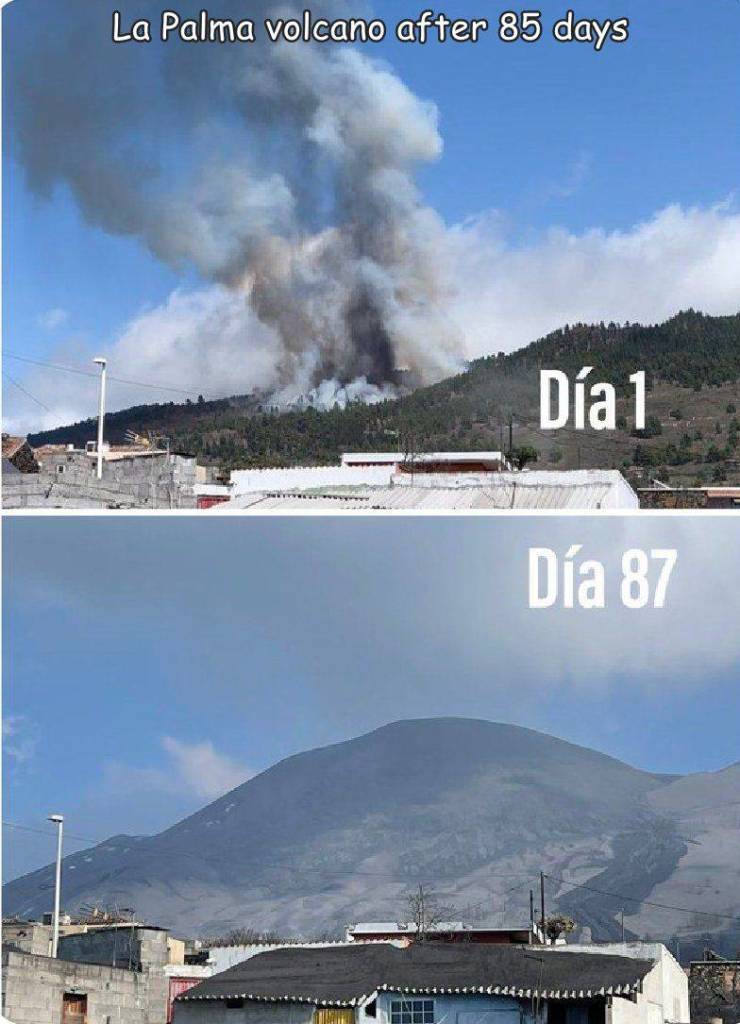 fun randoms - heat - La Palma volcano after 85 days Da 1 Da 87 19