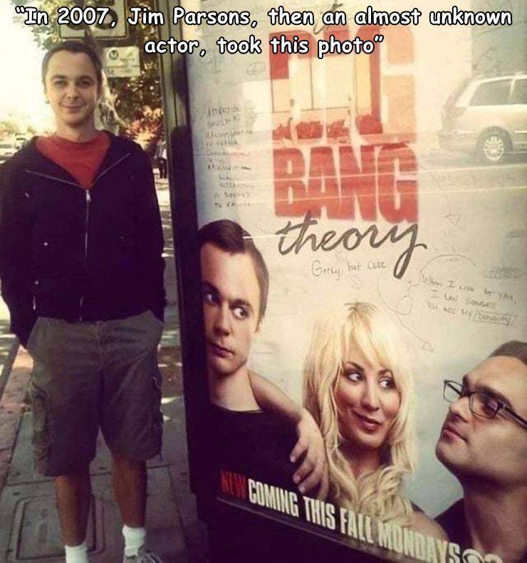 big bang theory - In 2007. Jim Parsons, then an almost unknown actor, took this photo To Bang theory Coming This Fail Muadass