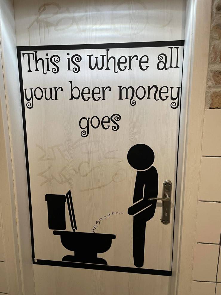 poster - This is where all your beer money goes Fra For FIFt Flag