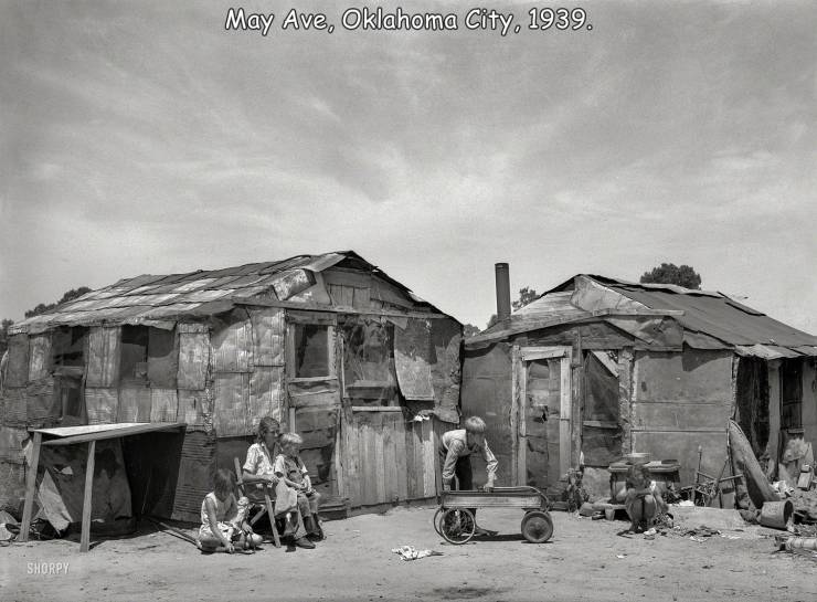 shack - May Ave, Oklahoma City, 1939. Shorpy