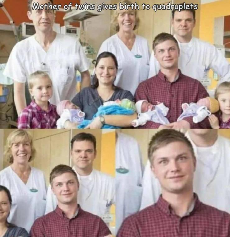 fun randoms - mother of twins gives birth to quadruplets - Mother of twins gives birth to quadruplets