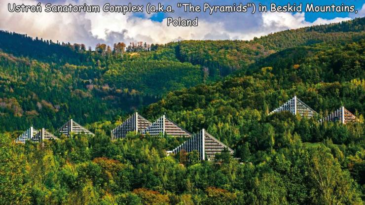 fun randoms - Ustro Sanatorium Complex a.k.a. "The Pyramids" in Beskid Mountains, Poland