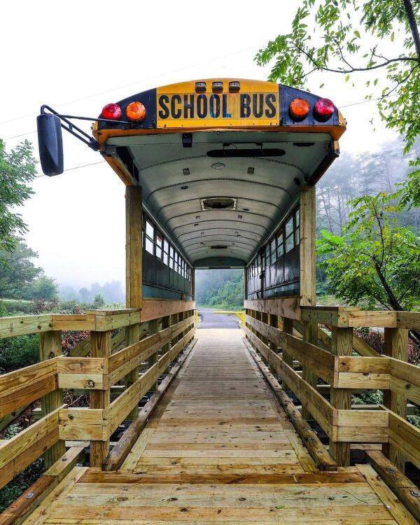 cool pics - bridge - School Bus