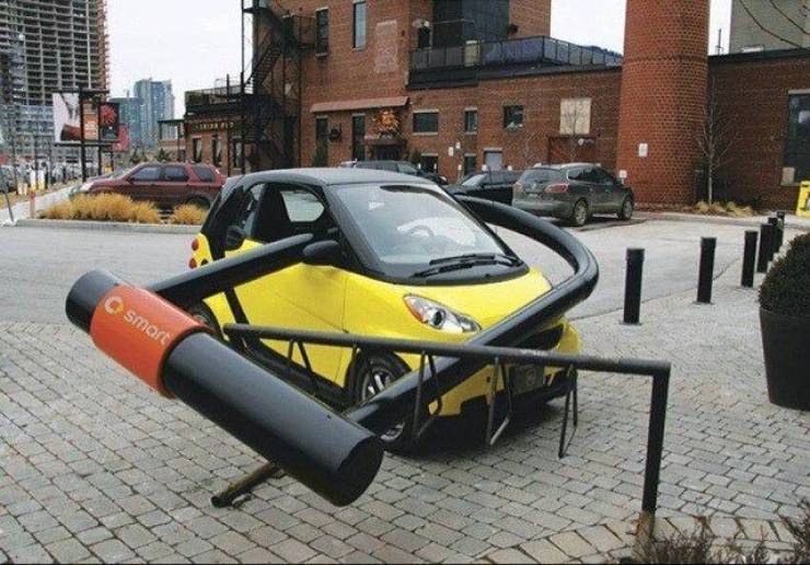 fun randoms - cool photos -  smart car advertising - Smart