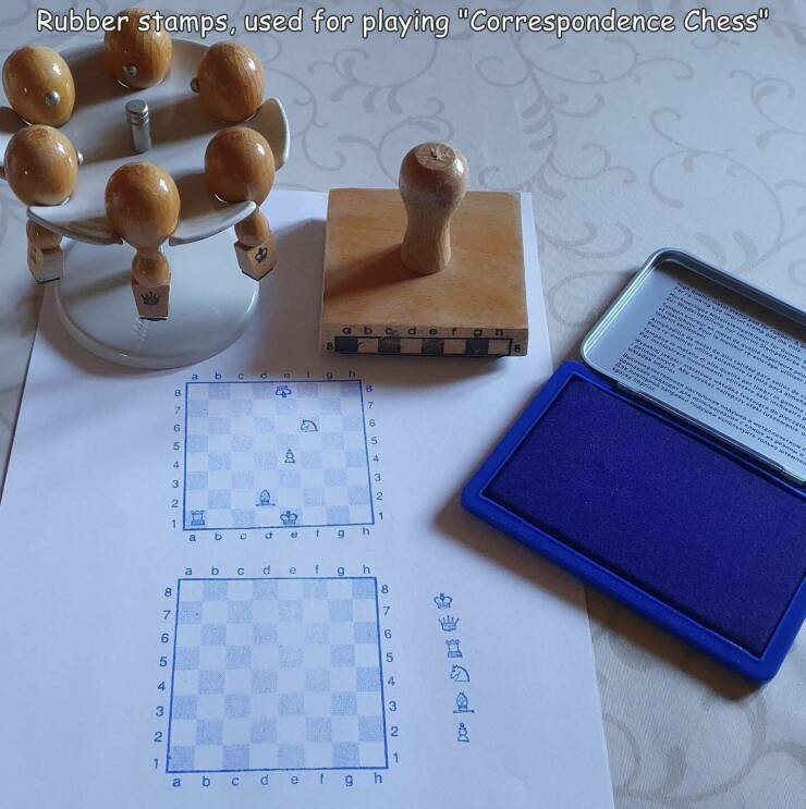 fun randoms - material - Rubber stamps, used for playing "Correspondence Chess" Here Het har ole Fm a tra ab VaR Fr Fram Veni vo a be 8 3 8 w 7 7 www 6 9 5 5 01 4 4 3 3 2 2 1 1 1 h 9 a a b c d f g h 8 8 7 7 6 6 5 5 4 4 4 3 g cal 3 2 . 2 1 1 a b c d e f 9 