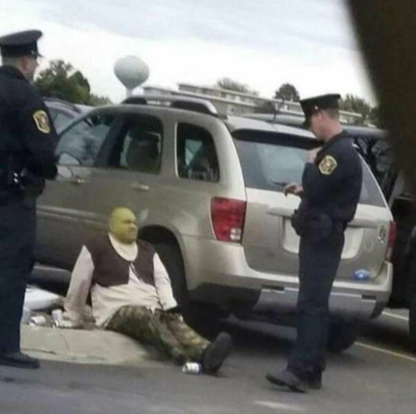 fun randoms - funny photos - blursed arrest -