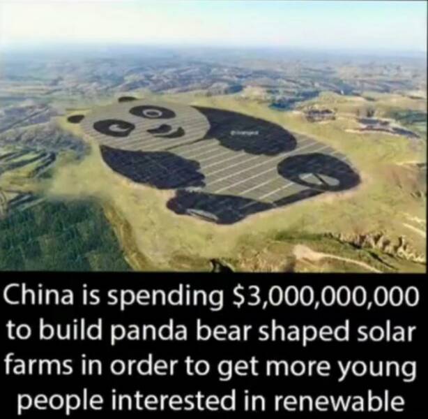 fun randoms - funny photos - landschaftspark duisburg-nord - 2 China is spending $3,000,000,000 to build panda bear shaped solar farms in order to get more young people interested in renewable