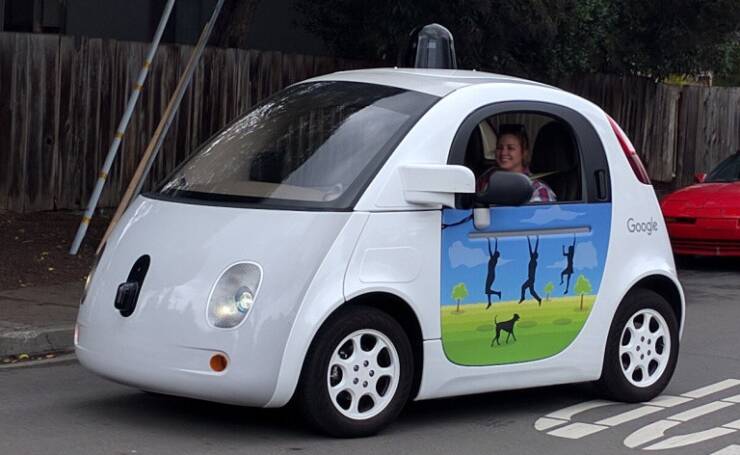 random pics - driverless cars now - Google
