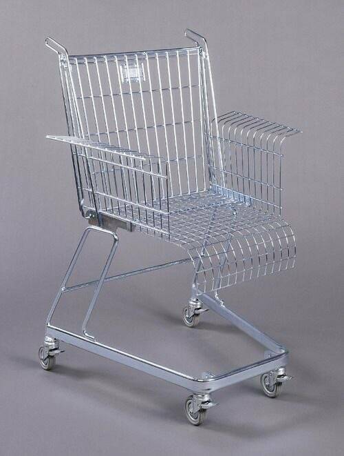 random pics - shopping cart chair