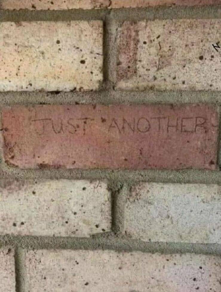 monday morning randomness - just another brick in the wall - Just Another