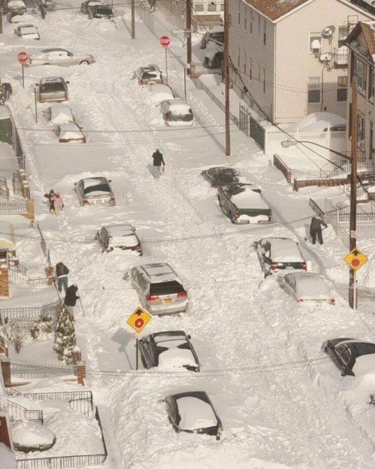 funny and cool pics - snow new york december - To