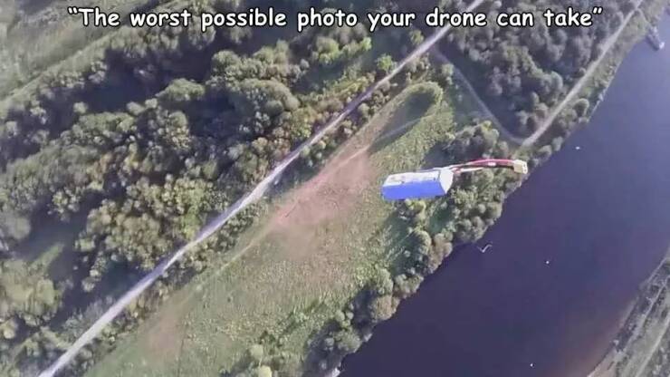 cool random pics - aerial photography - "The worst possible photo your drone can take"