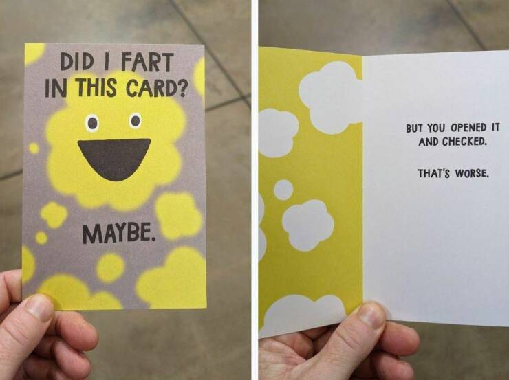 Monday Morning Randomness - envelope - Did I Fart In This Card? Maybe. But You Opened It And Checked. That'S Worse.
