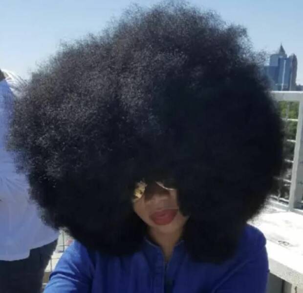 cool random pics - aevin dugas afro