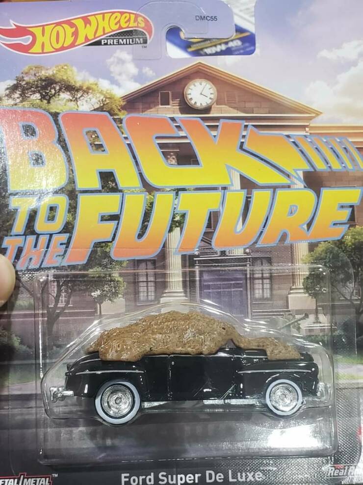 monday morning randomness - hot wheels back to the future ford super deluxe - Hot Wheels Premium Bac To The EtalMetal DMC55 Re Ford Super De Luxe Real A