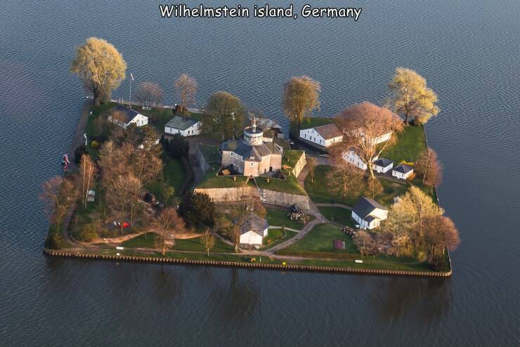 cool random pics and photos -  aerial photography - Wilhelmstein island, Germany