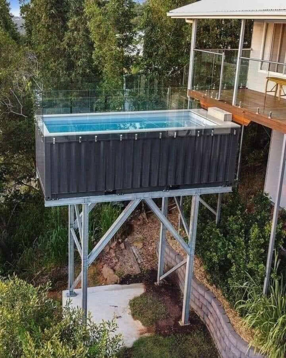 cool pics  - shipping container pool cost
