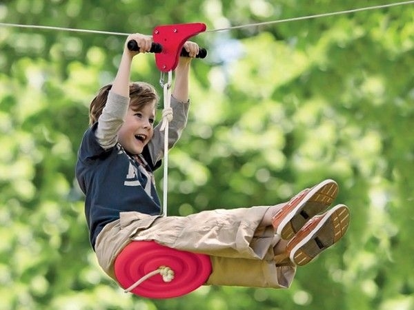 A zip line