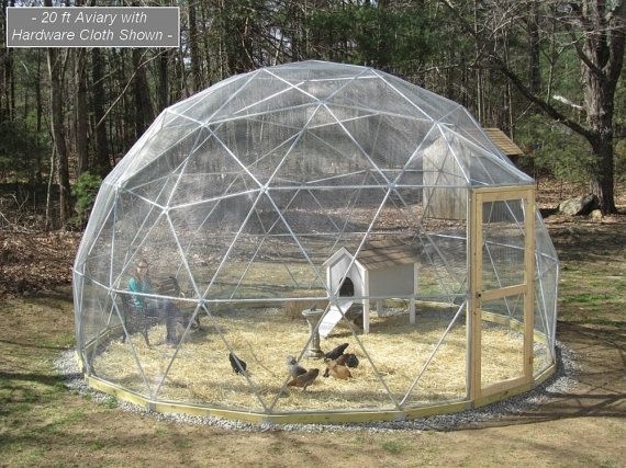 Geodesic AviaryChicken Coop