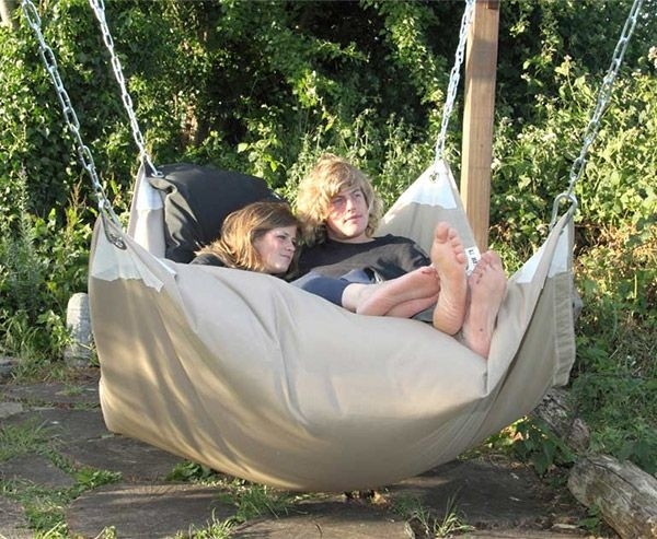 The Beanbag-Hammock Hybrid Swing Chair