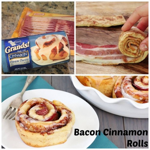 Bacon Cinnamon Rolls.