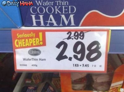 ham being ridicules discounted